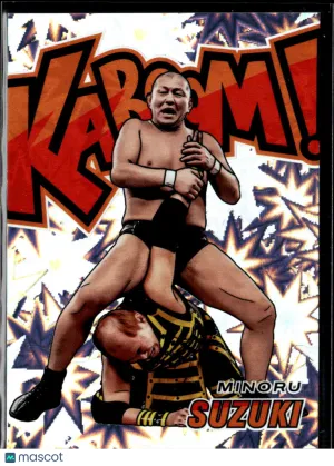Minoru Suzuki 2025 Panini Combat Anthology Kaboom!