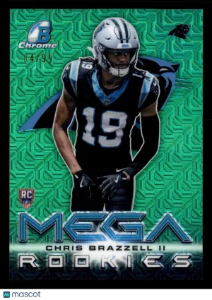 2026 Bowman Chris Brazzell II #MR-12 Mega Rookies Green Mojo SN