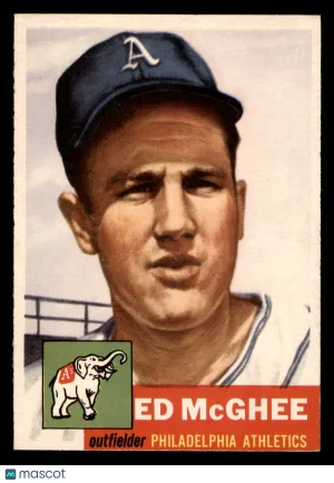 1953 Topps Ed McGhee #195