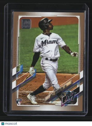 Jazz Chisholm Jazz Chisholm Jr. 2021 Topps #538-Gold - Miami Marlins