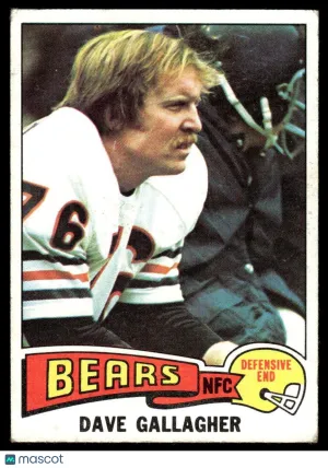 1975 Football Dave Gallagher #379