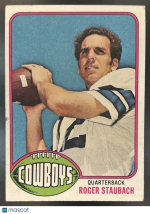 Flagship Roger Staubach Base #395 Dallas Cowboys