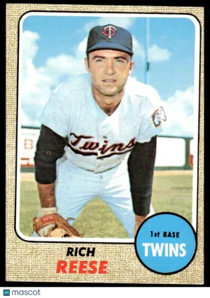 1968 Baseball Card Rich Reese #111