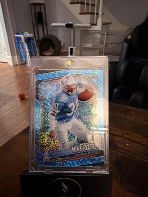 2025 Panini Prizm #248 Mike Rozier Blue Sparkle #/96