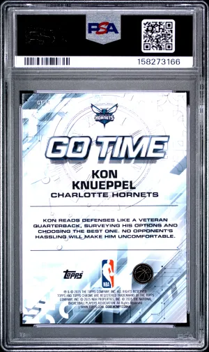 2025 Topps Chrome Go Time Kon Knueppel #GT-19 back