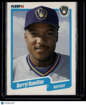 1990 Fleer Darryl Hamilton #325