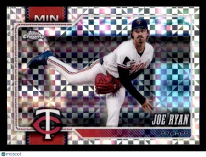 2026 Topps Chrome Joe Ryan #210 X-Fractors