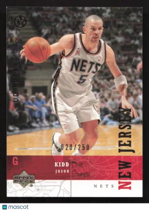 2002-03 UD SuperStars Jason Kidd #143 Gold SN