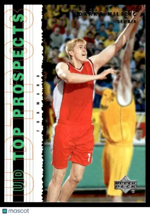 2003 UD Top Prospects Basketball Card Darko Milicic RC Serbia #4