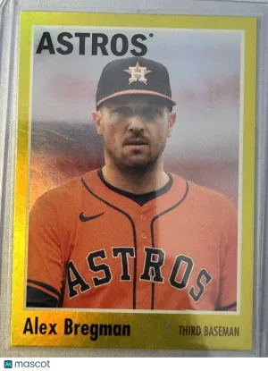 2024 Topps Archives Alex Bregman #115 Yellow Foil