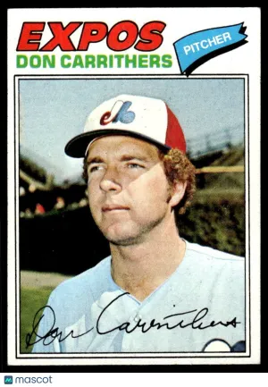 1977 Baseball Card Don Carrithers #579