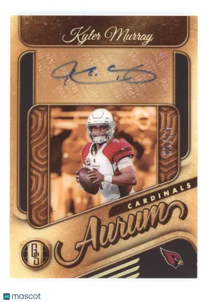 2022 Panini Gold Standard Kyler Murray #ARM-KMU Aurum Autograph 05/25