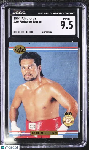 1991 Ringlords Roberto Duran #20 CGC 9.5