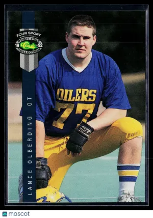 1992 Classic Four Sport Draft Pick Collection Lance Olberding #137