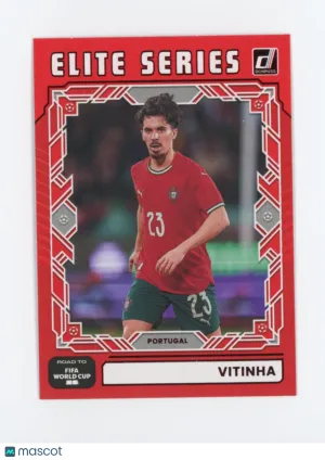Vitinha 2025 Panini Donruss Elite Series Road to FIFA World Cup #14 Red Portugal