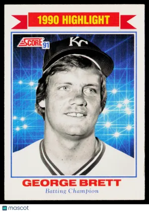 1991 Score George Brett #769