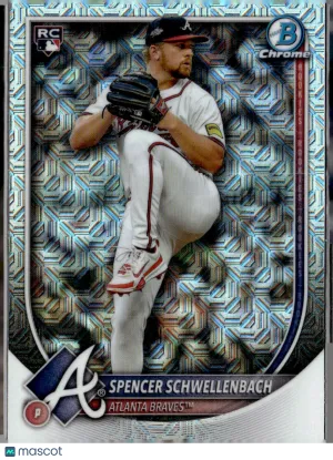 2025 Bowman Chrome Spencer Schwellenbach Mojo Refractor RC