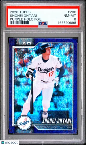 2026 Topps Shohei Ohtani #200 Purple Holo Foil front