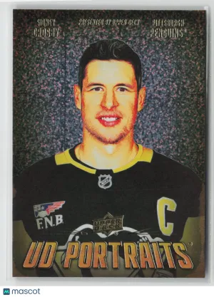 2026-27 Upper Deck Series 1 UD Portraits Sidney Crosby #P-30 Speckle Parallel
