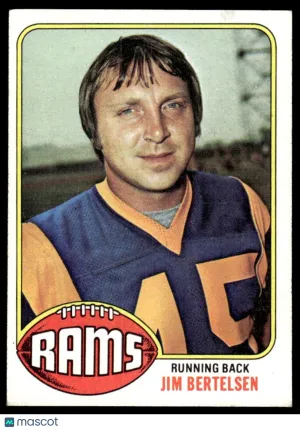 1976 Football Card Jim Bertelsen #493