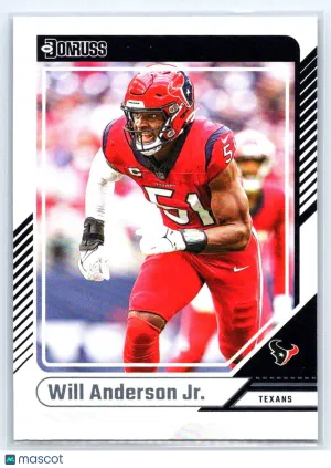 2024 Donruss Will Anderson Jr. #131 Houston Texans