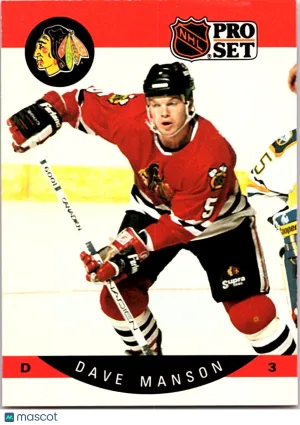 1989 Pro Set Dave Manson #54