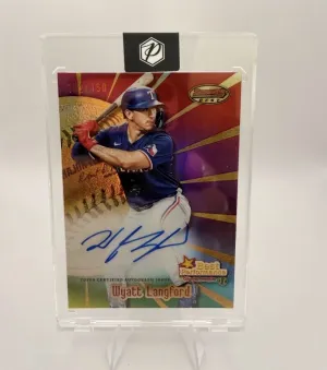 2025 BOWMANS BEST BPA-WL Wyatt Langford BEST PERFORMANCE AUTO /150 front