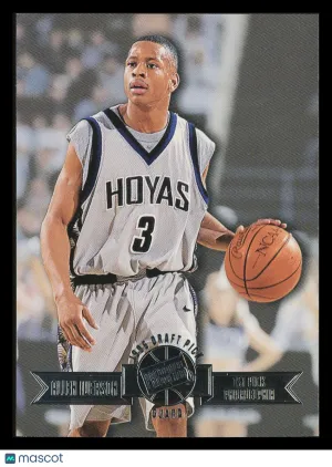Allen Iverson 1996 Press Pass #1 Swissh Silver HOF Georgetown Hoyas