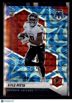 2021 Panini Mosaic Kyle Pitts #311 Prizm Reactive Blue RC
