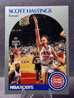 1990-91 Hoops #105 Scott Hastings