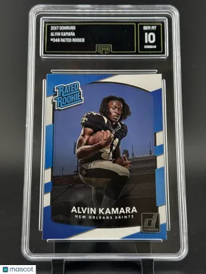 2017 Donruss Alvin Kamara #349 GMA 10