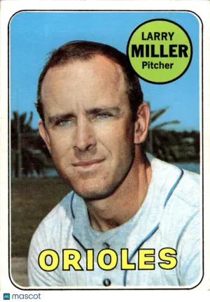 1969 Baseball Card Larry Miller #323