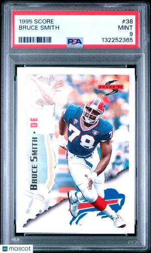 1995 Score Bruce Smith #38 PSA 9