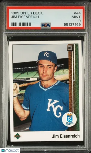 1989 Upper Deck Jim Eisenreich #44 PSA 9