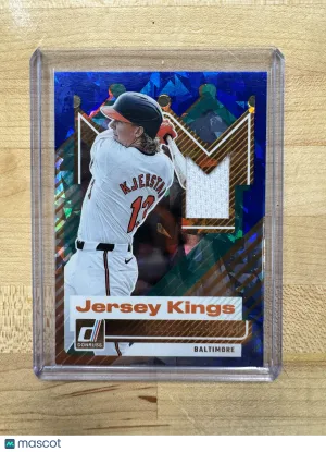 2025 Panini Donruss Jersey Kings Heston Kjerstad #JK-HK Blue Mosaic Jersey Patch