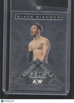 2024 Upper Deck Black Diamond AEW Dante Martin #SCG-95 Squared Circle Gems SN