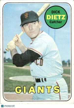 1969 Baseball Card Dick Dietz #293