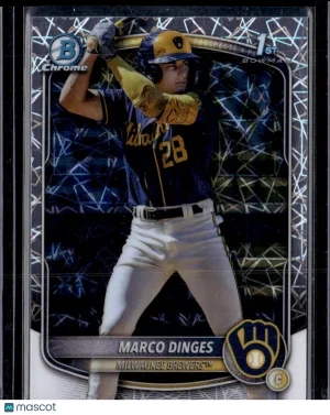 2025 Bowman Chrome Marco Dinges #BCP-183 Laser Refractor