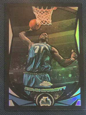 2004-05 Topps Chrome - Kevin Garnett Black Refractor /500 #21