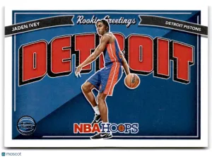2022-23 Panini NBA Hoops Jaden Ivey #5 Detroit Pistons