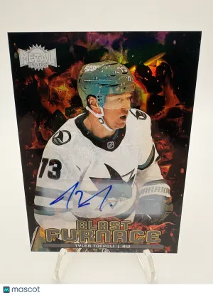 2025 SkyBox Metal Universe Tyler Toffoli #BF-22 Blast Furnace Autographs
