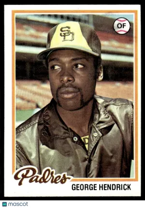1978 Baseball Card George Hendrick #30