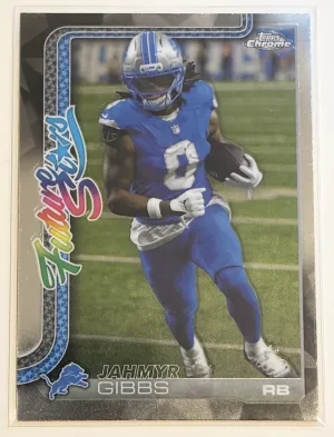Jahmyr Gibbs 2025 Topps Chrome Future Stars FS-10