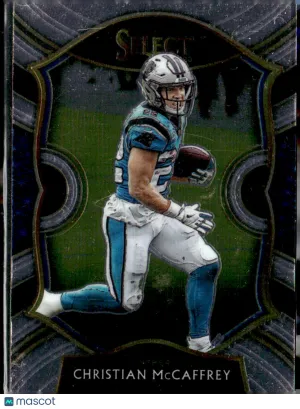 2021 Panini Select Concourse Christian McCaffrey #7 Blue Prizm