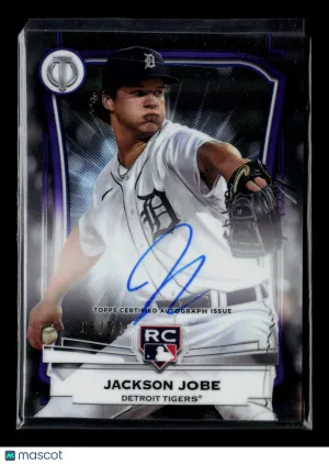 2025 Topps Tribute Jackson Jobe #LIA-JJO Purple RC 06/50 Auto