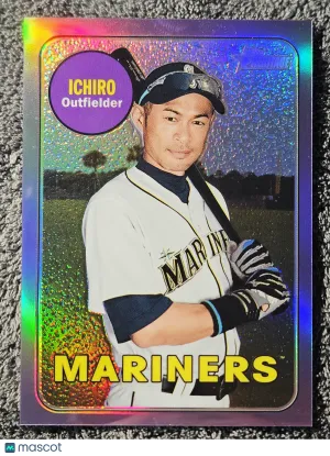 2018 Topps Heritage High Number Chrome #THC-716 Ichiro Suzuki Purple Refractor
