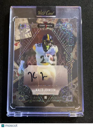 2025 Wild Card 5 Card Draw Kaleb Johnson #5CDVT-KJA /3