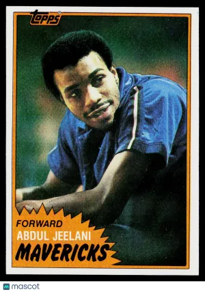1980 Topps Abdul Jeelani #77