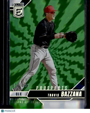 2026 Panini Elite Extra Edition Baseball Travis Bazzana Aspirations Green /499