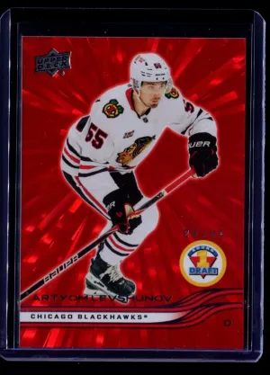 2025-26 UD Extended Series RED OUTBURST 1ST DRAFT ARTYOM LEVSHUNOV 20/25